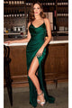 Ladivine 7479 - Open-Back Draped Affordable Prom Gown - Prom