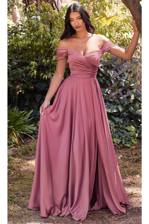 Ladivine 7493 - Sweetheart Satin Evening Gown - Prom