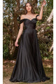 Ladivine 7493 - Sweetheart Satin Evening Gown - Prom