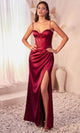 Ladivine 7495 - Corset Bodice Sheath Prom Gown - Prom