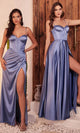 Ladivine 7495 - Corset Bodice Sheath Prom Gown - Prom
