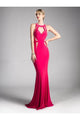 Ladivine 84222 - Multi Cutout Fitted Mermaid Gown - Prom