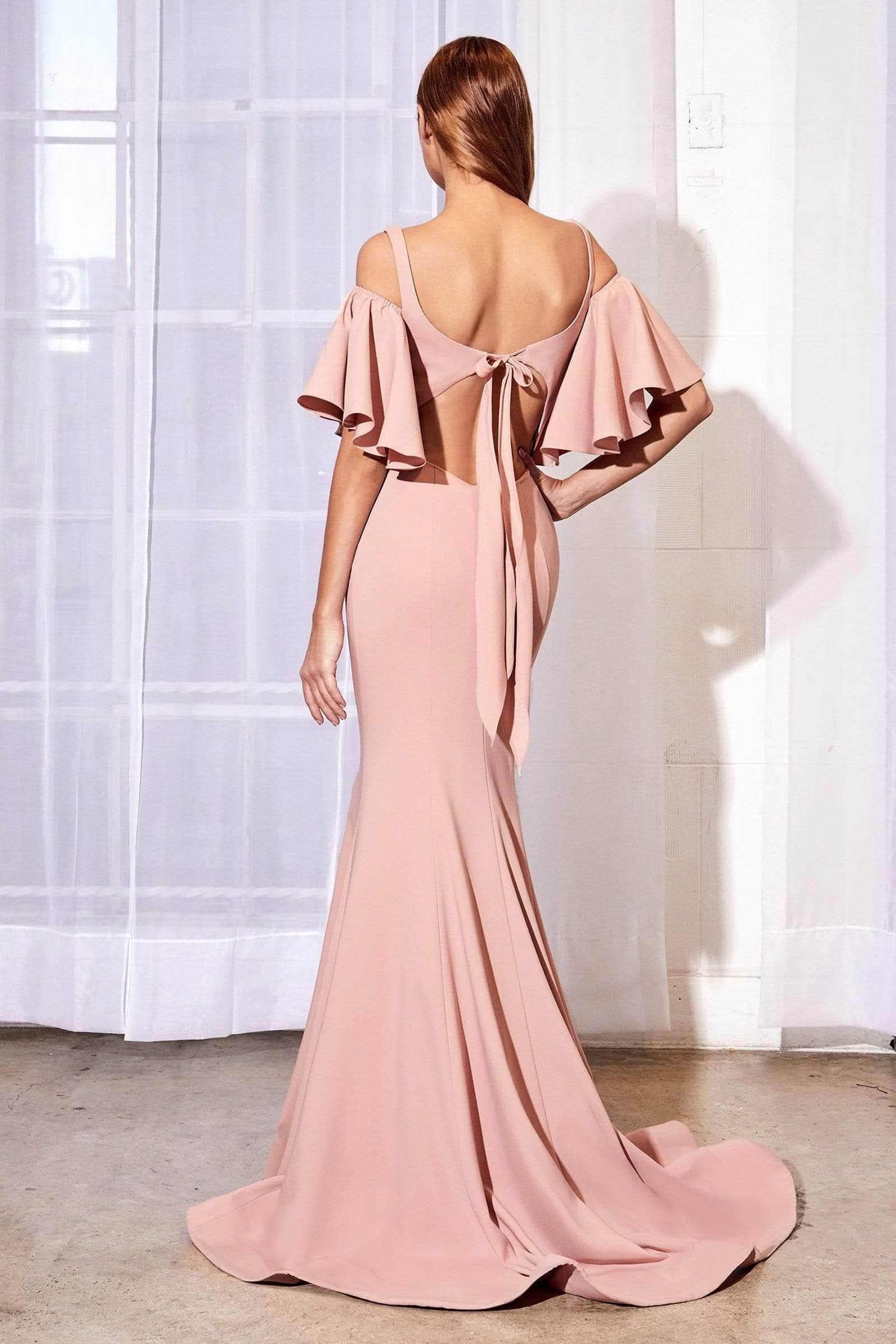 Ladivine A0079 - Off-Shoulder Mermaid Formal Gown - Prom