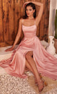 Ladivine B8402 - Spaghetti Strap Prom Gown - Prom