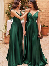 Ladivine BD104 A-Line High Slit Stylish Bridesmaids Dress