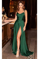 Ladivine BD104 - Satin Cowl Neck Prom Gown - Prom