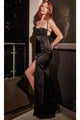 Ladivine BD108 - Satin Fitted Affordable Prom Gown - Prom
