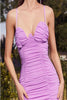 Ladivine BD7027 Sexy Sweetheart Boned Bustier Ruched Maxi Prom Dress - Dress