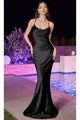 Ladivine BD7044 - Cowl Mermaid Prom Dress with Flair - Prom