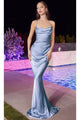 Ladivine BD7044 - Cowl Mermaid Prom Dress with Flair - Prom