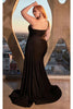 Ladivine Black Plus Size Prom Dress Long Formal Evening Gown PT004C - Dress