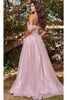 Ladivine by cinderella divine Dresses - Ladivine CD0198 Lace A-Line Cocktail Dress - Prom