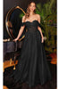 Ladivine by cinderella divine Dresses - Ladivine CD0198 Lace A-Line Cocktail Dress - Prom