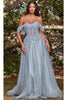 Ladivine by cinderella divine Dresses - Ladivine CD0198 Lace A-Line Cocktail Dress - Prom