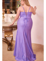 Ladivine by cinderella divine Dresses - Ladivine CD307 Illusion Corset Sleeveless Gown