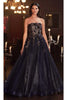 Ladivine by Cinderella Divine Dresses - Ladivine CD955 Glittering Strapless Ballgown - Prom