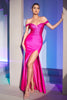 Ladivine CA106 Stunning Hot Stone Embellished Red Carpet Dress