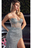 Ladivine CB084 - Glitter Corset Prom Dress - Prom