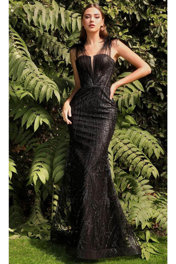 Ladivine CB087 - Sweetheart Fitted Prom Evening Dress - Prom