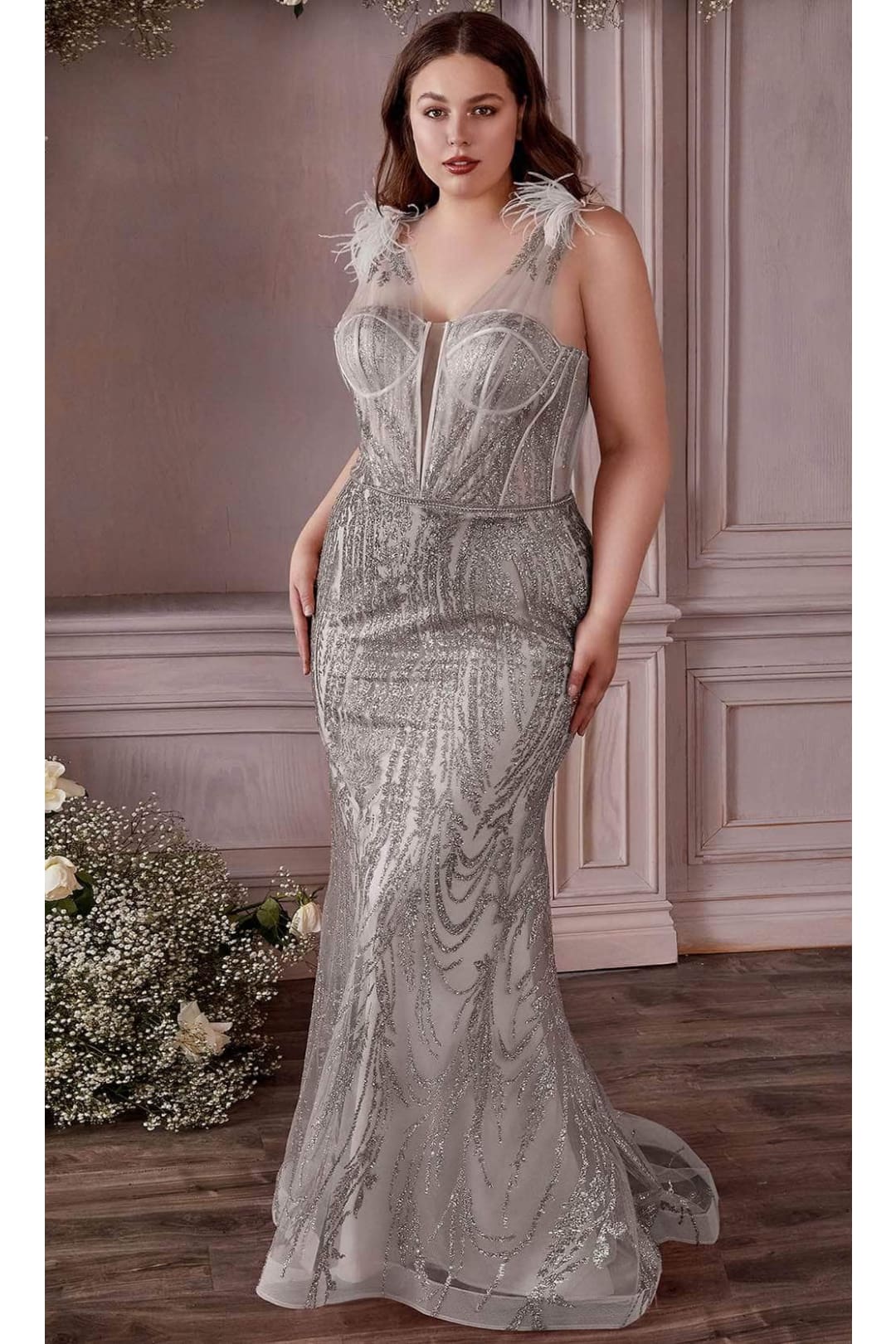 Ladivine CB087 - Sweetheart Fitted Prom Evening Dress - Prom
