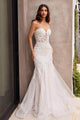 Ladivine CB126W - Strapless Mermaid Bridal Gown - Prom