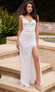 Ladivine CC1622W - Sleeveless Cowl Neck Bridal Gown - Prom