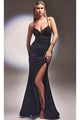 Ladivine CC2162 - Lace Up Back Prom Dress - Prom