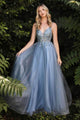 Ladivine CD0154 - Beaded A-Line Junior Prom Dress - Prom