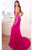 Ladivine CD0179 - Rhinestone Beaded Long Evening Gown - Prom