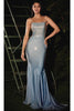 Ladivine CD0179 - Rhinestone Beaded Long Evening Gown - Prom