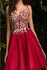 Ladivine CD0188 Sleeveless Lace Applique Glitter Birthday Dress - Dress