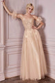 Ladivine CD0191 - Beaded Strapless Corset Prom Dress - Prom