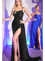 Black Christmas & Holiday Dress in Satin by  Ladivine CD0201