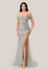 Ladivine CD0203 – Off-Shoulder Embellished Prom Gown - Prom