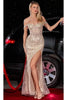 Ladivine CD0203 – Off-Shoulder Embellished Prom Gown - Prom