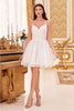 Ladivine CD0213 Spaghetti Strap A-line Birthday Party Dress - Dress