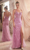 Ladivine CD0220 – Beaded Scoop Neck Prom Gown - Prom