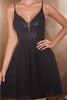 Ladivine CD0226 A-line Spaghetti Strap Chiffon Hoco Party Dress - Dress