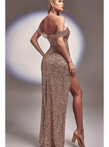Sorority Formal Dress For Rush By Ladivine CD260 Long Outfit