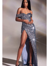 Sorority Formal Dress For Rush By Ladivine CD260 Long Outfit