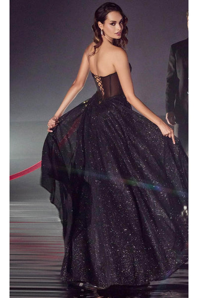 Ladivine CD275 - Bodice Glitter Prom Gown - Prom