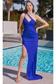 Ladivine CD287 - Asymmetric Cutout Evening Gown Design - Prom