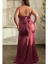 Ladivine CD326C  - Strapless Corset Bodice Formal Gown