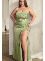 Ladivine CD326C  - Strapless Corset Bodice Formal Gown