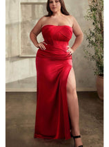 Ladivine CD326C  - Strapless Corset Bodice Formal Gown