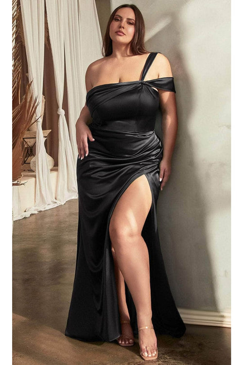 Ladivine CD327C - Cold Shoulder Sheath Dress - Prom