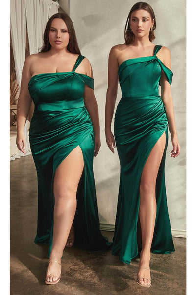 Ladivine CD327C - Cold Shoulder Sheath Dress - Prom