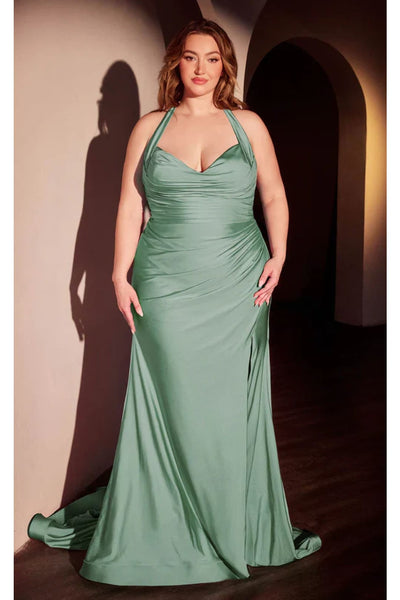 Ladivine CD796C Dress - DARK SAGE / 18