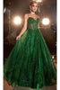 Ladivine CD832 Sheer Corset Sleeveless Ballgown - Prom