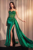 Ladivine CD868 – Sleeveless Fitted Long Dress - Prom